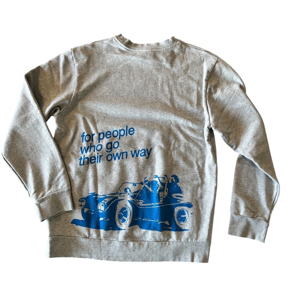 APC Crewneck with Graphic – XL (Grey with Blue Graphics)
